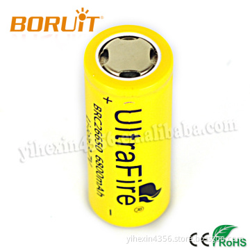 3.7v 6800mAh Rechargeable Li-ion 26650 Battery